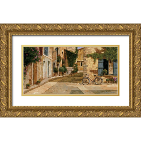 La Livraison Gold Ornate Wood Framed Art Print with Double Matting by Archambault, Gilles