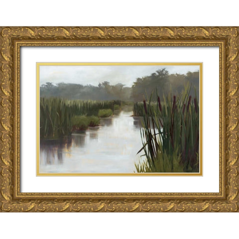 Passage Gold Ornate Wood Framed Art Print with Double Matting by Lightell, Megan