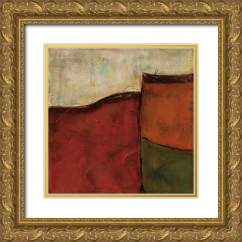 Series Esmero I Gold Ornate Wood Framed Art Print with Double Matting by Villarreal Santos, Nancy