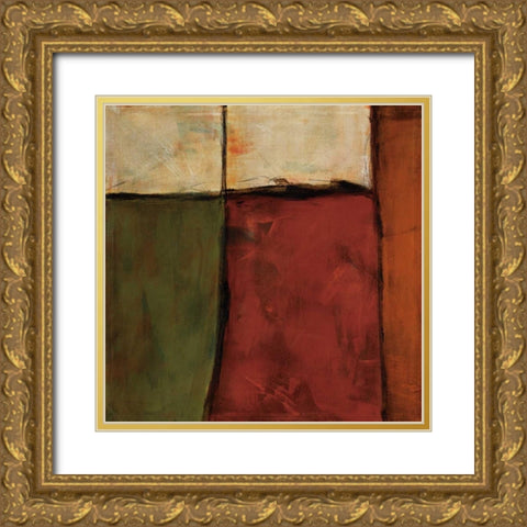 Series Esmero II Gold Ornate Wood Framed Art Print with Double Matting by Villarreal Santos, Nancy