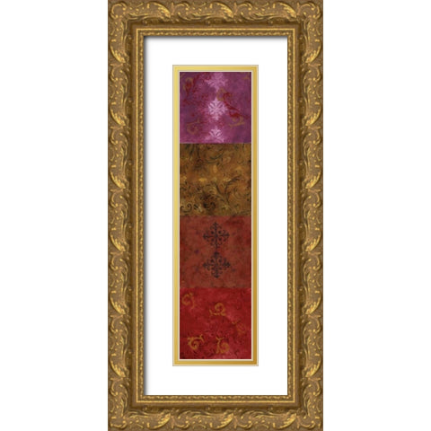 Tamarind Splash I Gold Ornate Wood Framed Art Print with Double Matting by Vindedzis, Rita