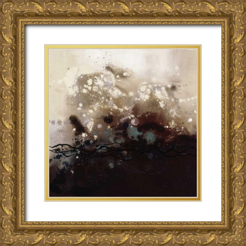 Constellations I Gold Ornate Wood Framed Art Print with Double Matting by Maitland, Laurie