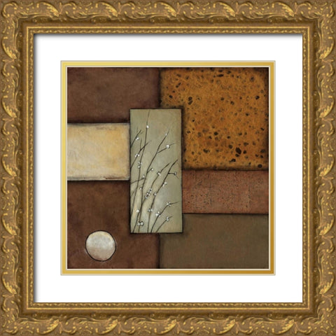 Pussy Willows II Gold Ornate Wood Framed Art Print with Double Matting by St.Germain, Patrick