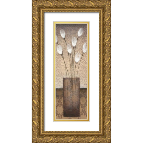 Opal Accent I Gold Ornate Wood Framed Art Print with Double Matting by Eve