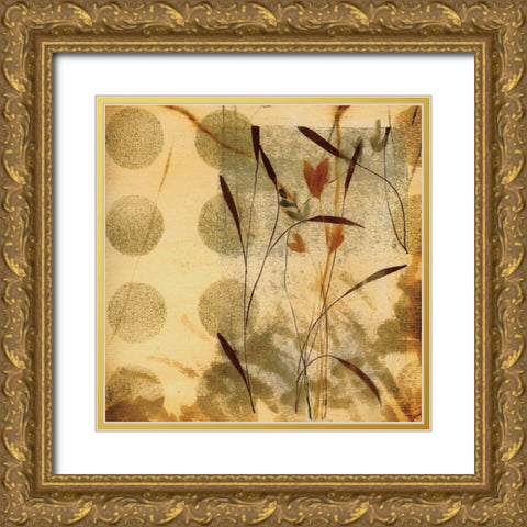 Playful Meadow II Gold Ornate Wood Framed Art Print with Double Matting by Leal, Fernando