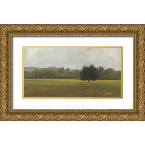 Silent One Gold Ornate Wood Framed Art Print with Double Matting by Lightell, Megan