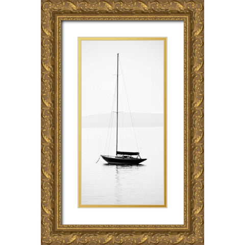 Still Waters I Gold Ornate Wood Framed Art Print with Double Matting by Maihara/Watt, Jeff/Boyce