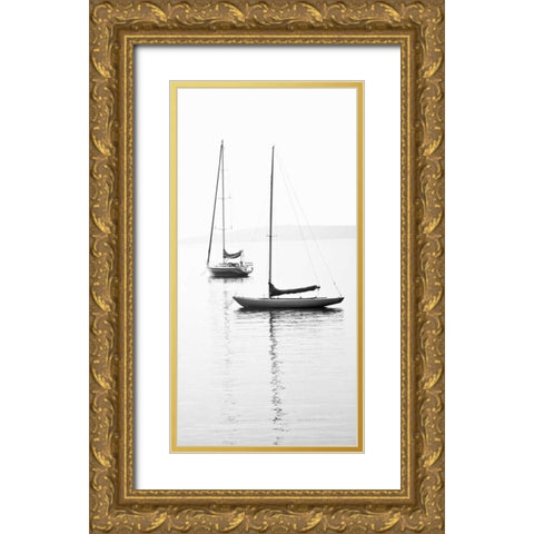 Still Waters II Gold Ornate Wood Framed Art Print with Double Matting by Maihara/Watt, Jeff/Boyce