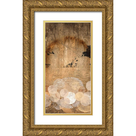 Pearl Essence III Gold Ornate Wood Framed Art Print with Double Matting by Li-Leger, Noah