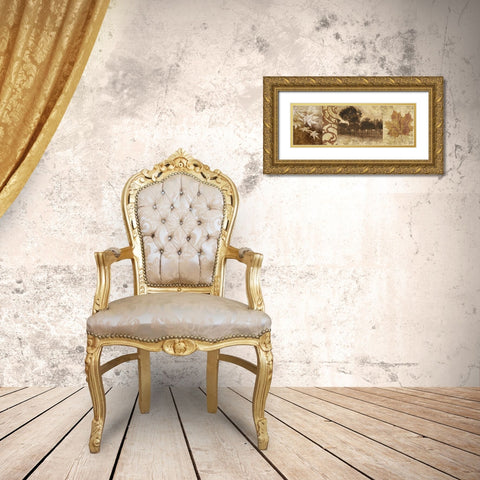 Equinox I Gold Ornate Wood Framed Art Print with Double Matting by Mallett, Keith