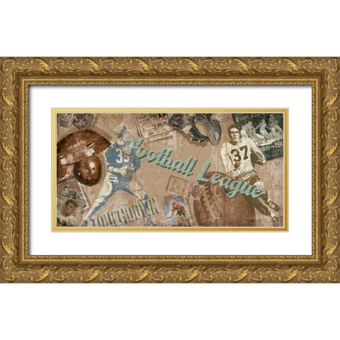 Touch Down Gold Ornate Wood Framed Art Print with Double Matting by Venter, Tandi