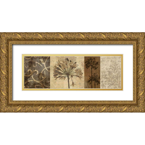 Memoir I Gold Ornate Wood Framed Art Print with Double Matting by Mallett, Keith