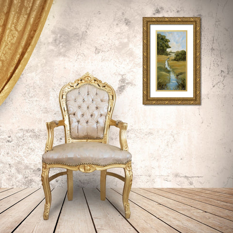 Mornings First Light I Gold Ornate Wood Framed Art Print with Double Matting by Baynes, Maija