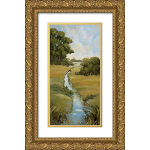 Mornings First Light I Gold Ornate Wood Framed Art Print with Double Matting by Baynes, Maija