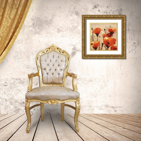 In Sync Gold Ornate Wood Framed Art Print with Double Matting by Colbert , Peter