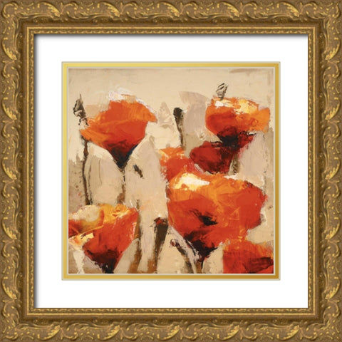 In Sync Gold Ornate Wood Framed Art Print with Double Matting by Colbert , Peter