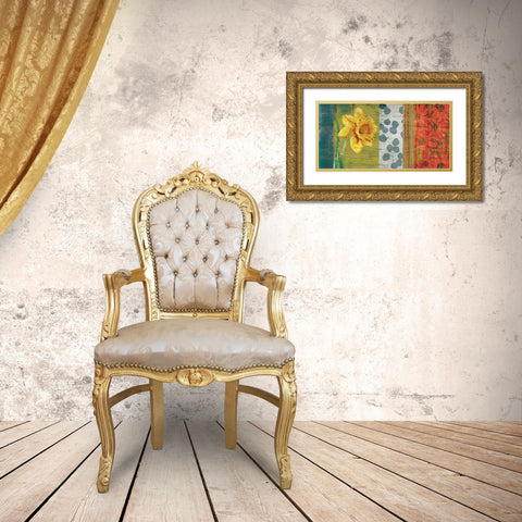 Garden Collection I Gold Ornate Wood Framed Art Print with Double Matting by Venter, Tandi