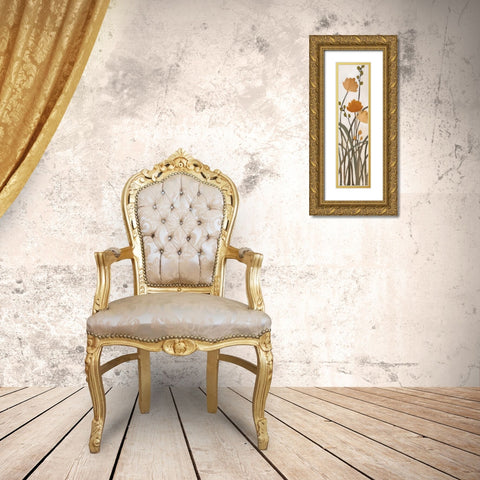 Meadows I Gold Ornate Wood Framed Art Print with Double Matting by MARIA