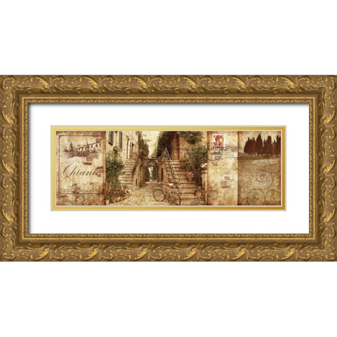 Tuscany Gold Ornate Wood Framed Art Print with Double Matting by Mallett, Keith
