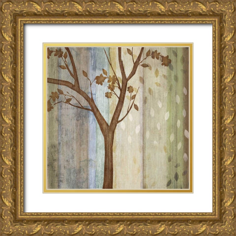 Changing Seasons II Gold Ornate Wood Framed Art Print with Double Matting by Venter, Tandi