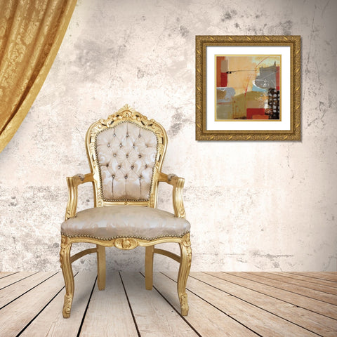 Emociones II Gold Ornate Wood Framed Art Print with Double Matting by Villarreal Santos, Nancy