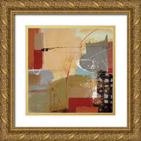Emociones II Gold Ornate Wood Framed Art Print with Double Matting by Villarreal Santos, Nancy