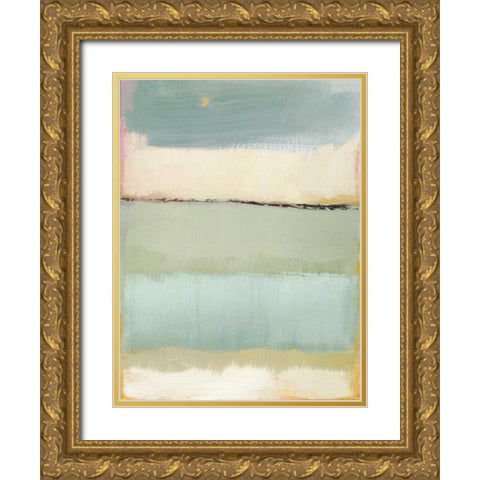 Noon I Gold Ornate Wood Framed Art Print with Double Matting by Gold, Caroline