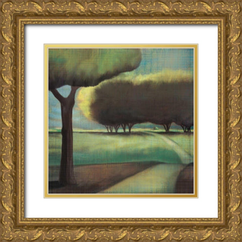 Looking Back I Gold Ornate Wood Framed Art Print with Double Matting by Venter, Tandi