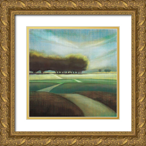 Looking Back II Gold Ornate Wood Framed Art Print with Double Matting by Venter, Tandi