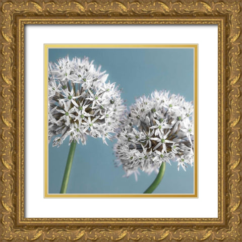 Bliss II Gold Ornate Wood Framed Art Print with Double Matting by Frank, Assaf