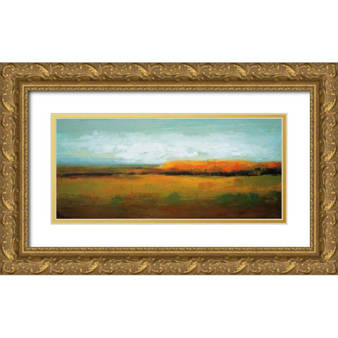 Drivescape Gold Ornate Wood Framed Art Print with Double Matting by Colbert , Peter