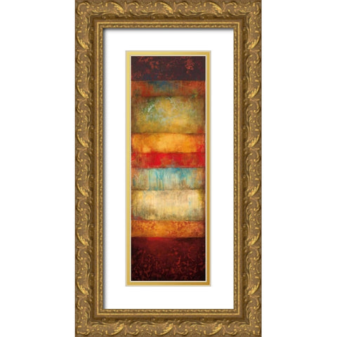 Cebu Gold Ornate Wood Framed Art Print with Double Matting by Emet, Angelina
