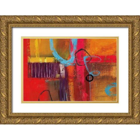 Something To Remember II Gold Ornate Wood Framed Art Print with Double Matting by Barnes, Natasha