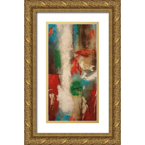 Cubone I Gold Ornate Wood Framed Art Print with Double Matting by Villarreal Santos, Nancy