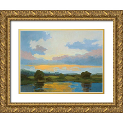 Sky Performance Gold Ornate Wood Framed Art Print with Double Matting by McMurry, Vicki