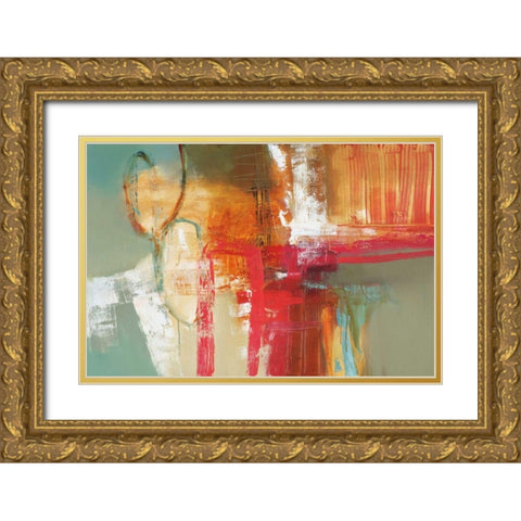 Building a Mystery Gold Ornate Wood Framed Art Print with Double Matting by Barnes, Natasha