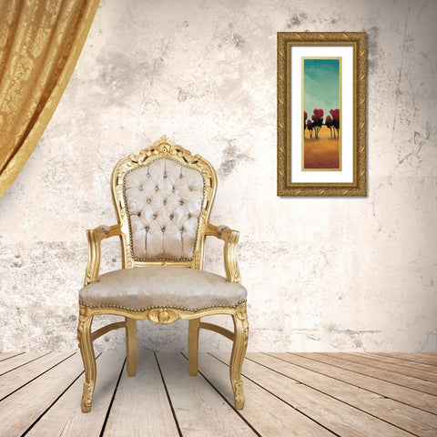 A New Day II Gold Ornate Wood Framed Art Print with Double Matting by Emet, Angelina