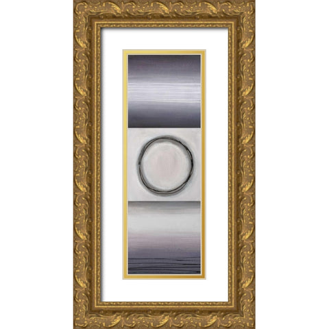 Lavender in Motion I Gold Ornate Wood Framed Art Print with Double Matting by EVE