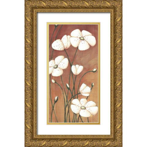 Shimmer I Gold Ornate Wood Framed Art Print with Double Matting by Codo, Ella