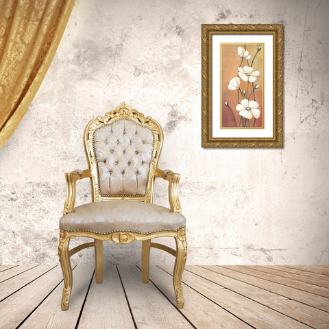 Shimmer II Gold Ornate Wood Framed Art Print with Double Matting by Codo, Ella