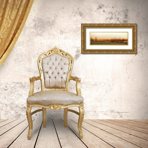 Wait for Winter Gold Ornate Wood Framed Art Print with Double Matting by Filler, Rick