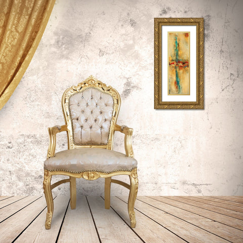 Equilibrio II Gold Ornate Wood Framed Art Print with Double Matting by Villarreal Santos, Nancy