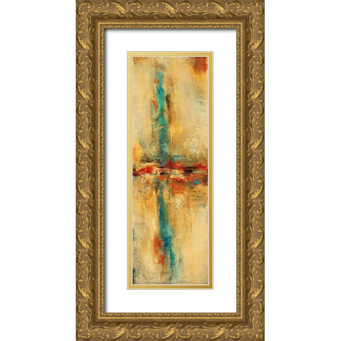 Equilibrio II Gold Ornate Wood Framed Art Print with Double Matting by Villarreal Santos, Nancy