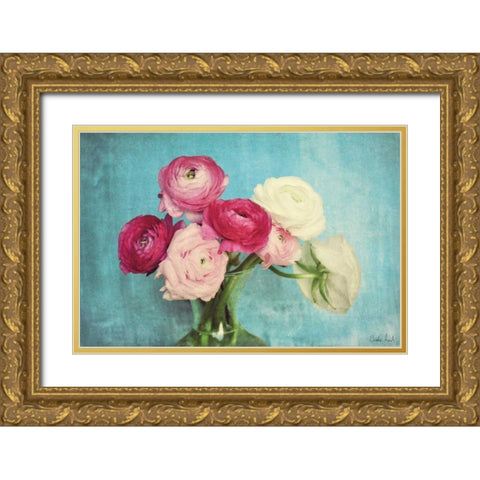 Summer Fun Gold Ornate Wood Framed Art Print with Double Matting by Atria, Cristin