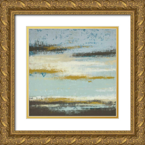 Ocean View Gold Ornate Wood Framed Art Print with Double Matting by Vindedzis, Rita