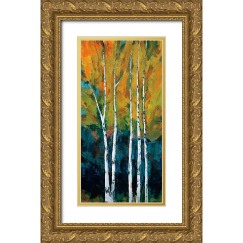 Preface Gold Ornate Wood Framed Art Print with Double Matting by Colbert, Peter