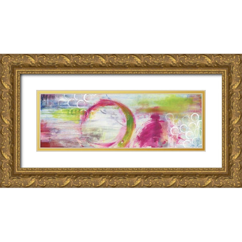 All We Are Gold Ornate Wood Framed Art Print with Double Matting by Hawkins, Julie