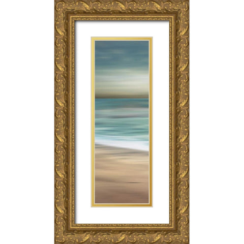 Ocean Calm I Gold Ornate Wood Framed Art Print with Double Matting by Venter, Tandi