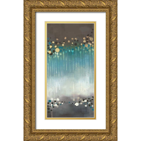 Spot of Rain I Gold Ornate Wood Framed Art Print with Double Matting by Maitland, Laurie