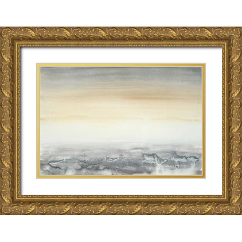 Sable Island Gold Ornate Wood Framed Art Print with Double Matting by St. Germain, Patrick